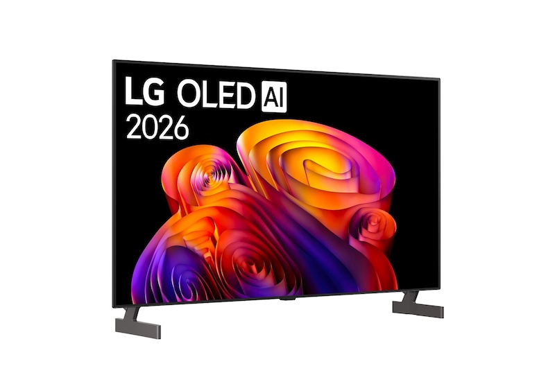 Foto inclinata TV OLED48B6ELC 2026